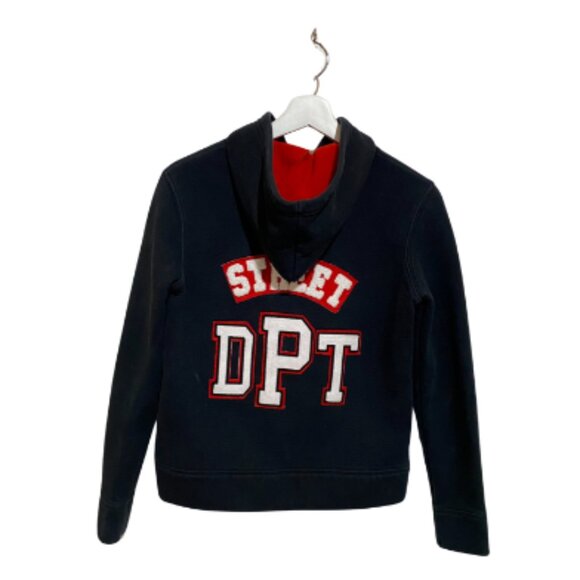 PimKie Women's Black and Red STREET DPT Zip-Up Sweater Size Medium - Picture 2 of 7